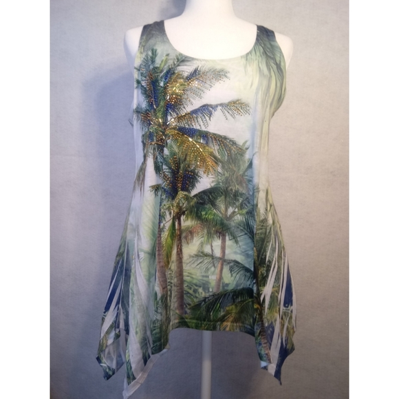 3d paradise tank top - Picture 2 of 4